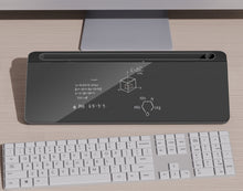 Load image into Gallery viewer, DESK BUDDY GLASSBOARD &amp; ORGANISER - BLACK
